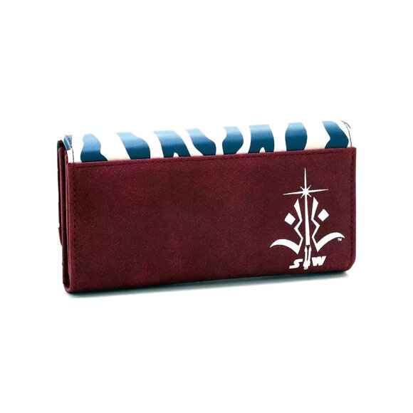 Star Wars x Heroes & Villains Ahsoka Tano Flap Wallet Her Universe Trifold NEW - Picture 5 of 6